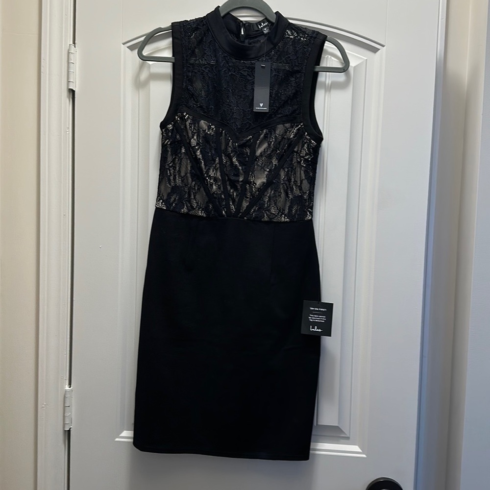 Black Lace Dress Lulus